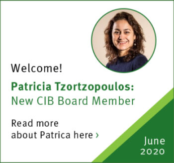 Welcome Patricia Tzortzopoulos: New CIB Board Member