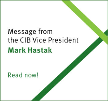 Message from the CIB Vice President
