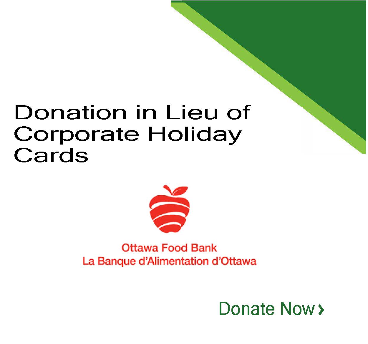 Donation in lieu of Corporate Holiday Cards