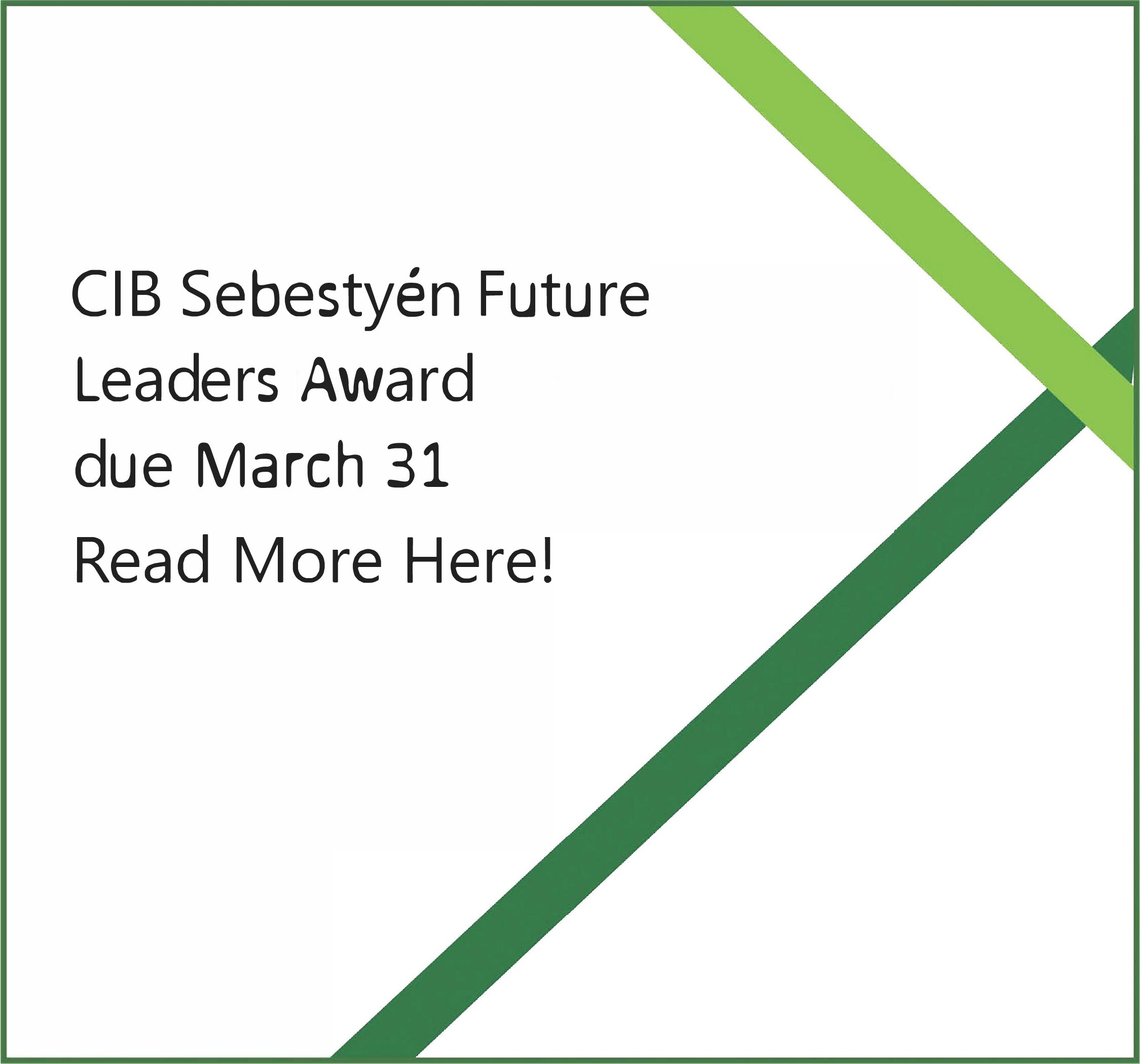 CIB Sebestyén Future Leaders Award 2021