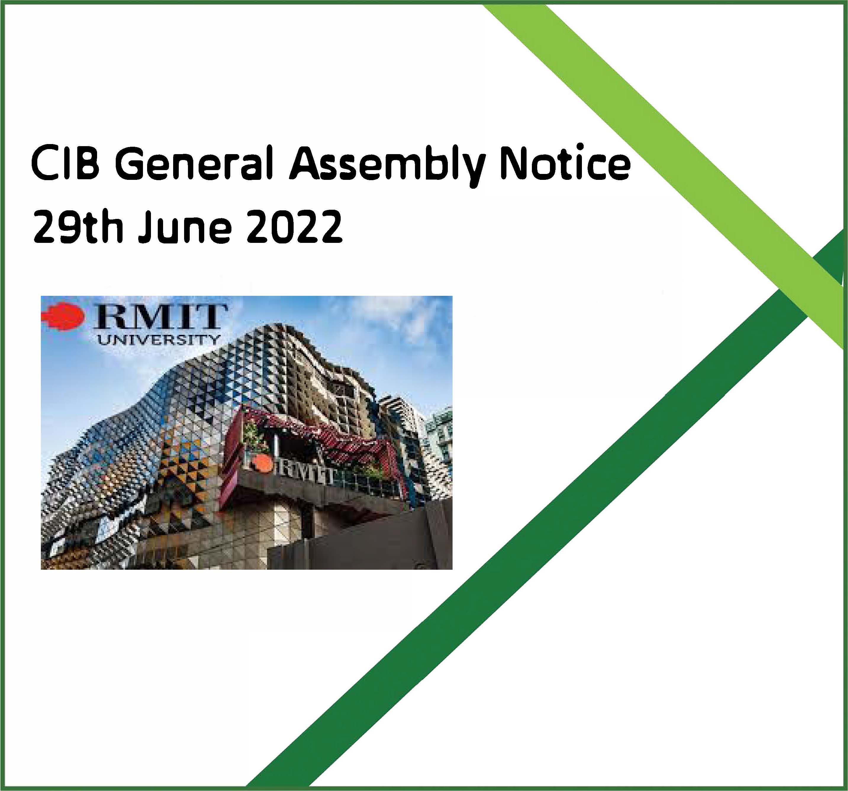 CIB General Assembly 2022