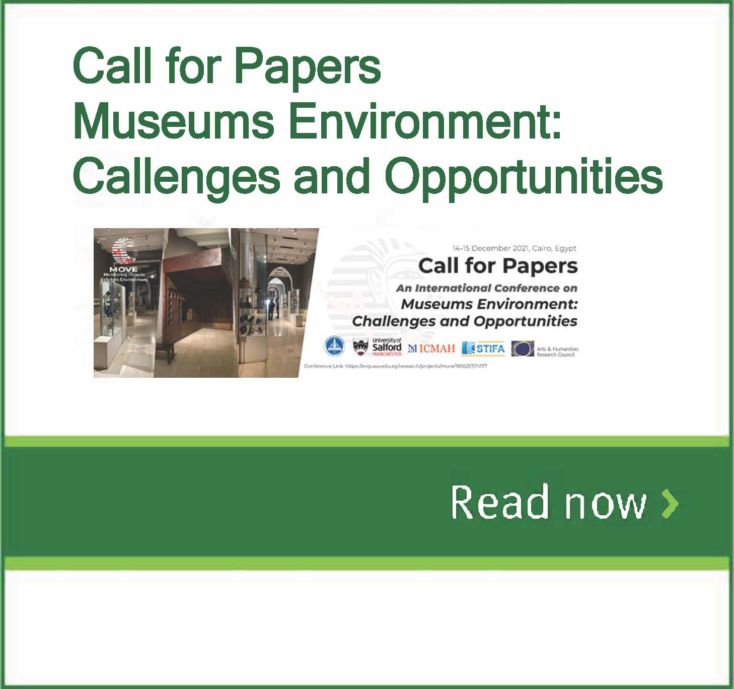 Museums Environment: Challenges and Opportunities