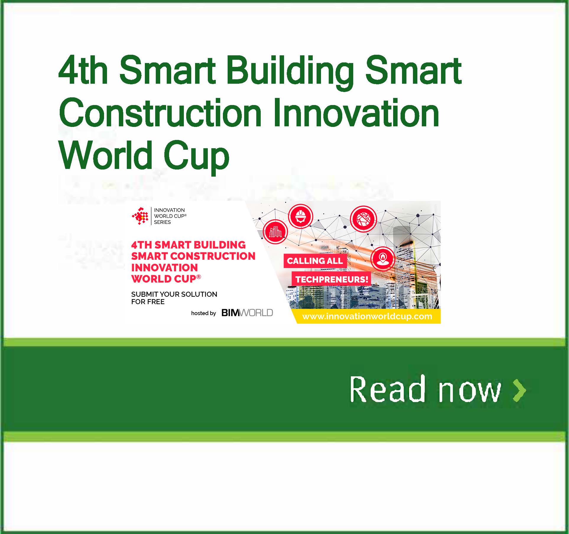 CIB and Innovation World Cup partner to foster upcoming innovators in building and construction