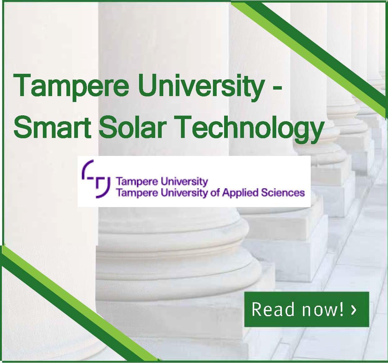 Tampere University – Smart Solar Technology