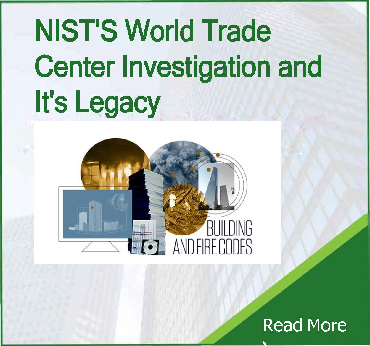 20 Years Later: NIST’s World Trade Center Investigation and Its Legacy