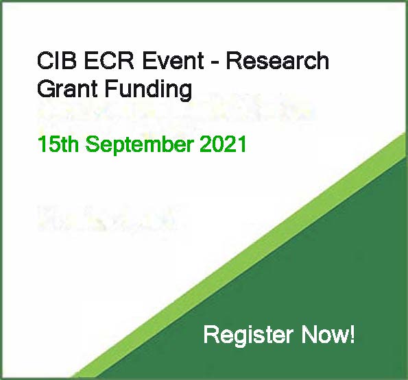CIB ECR Event – Research Grant Funding 15th September 2021