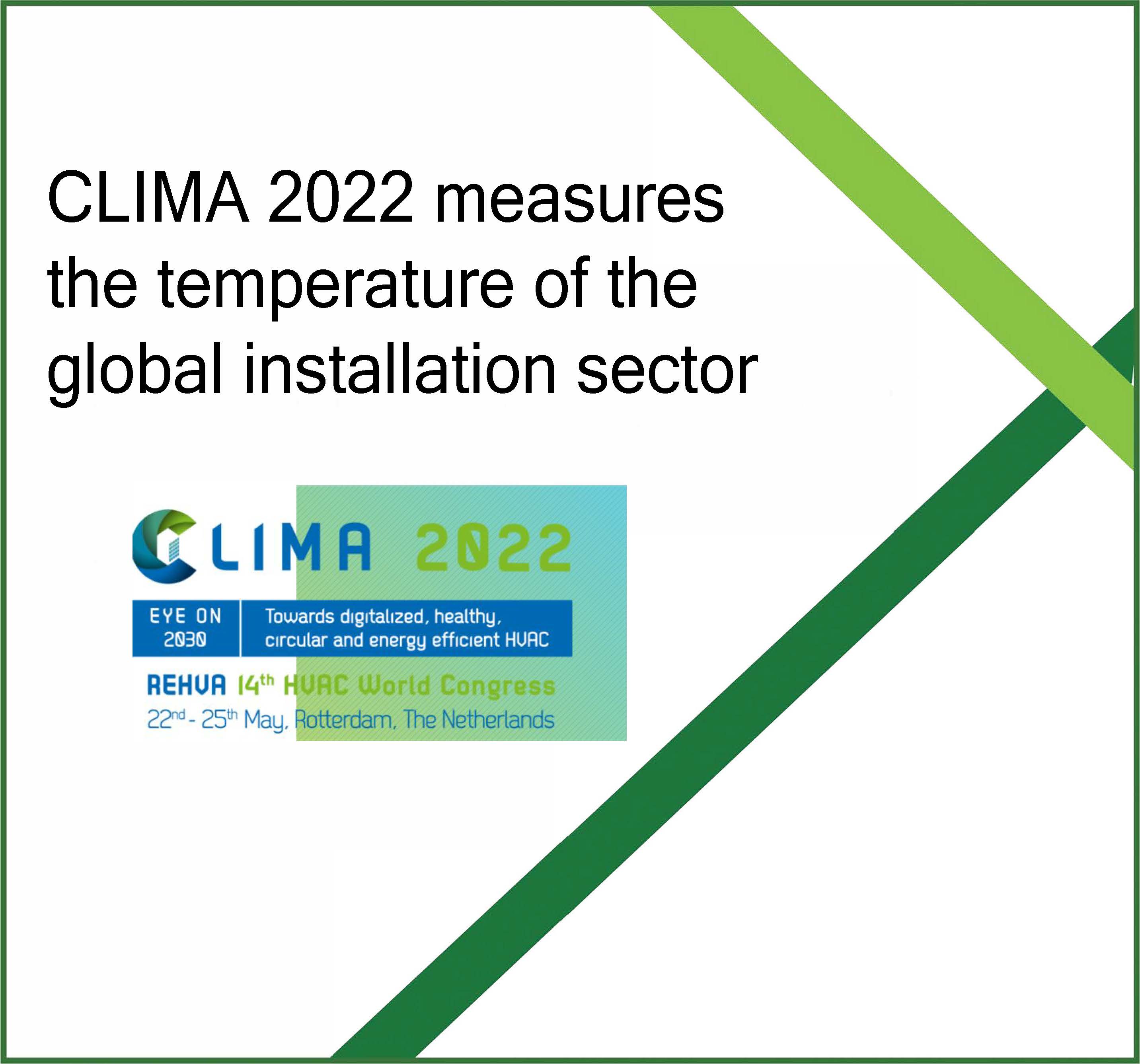 CLIMA 2022 measures the temperature of the global installation sector