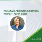 Congratulations Karen Botes, WBC 2022 Abstract Competition Winner!