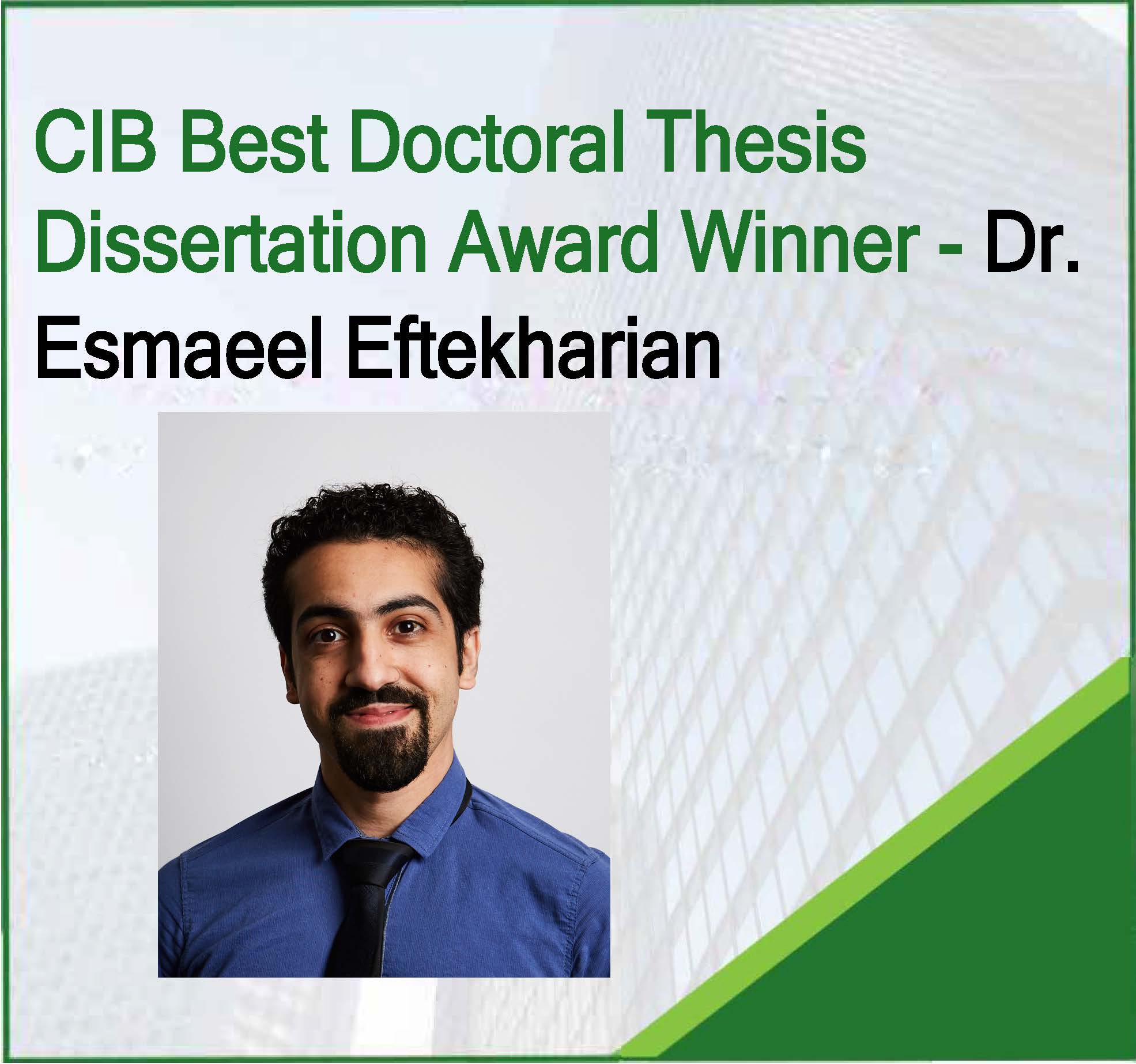 doctoral dissertation awards