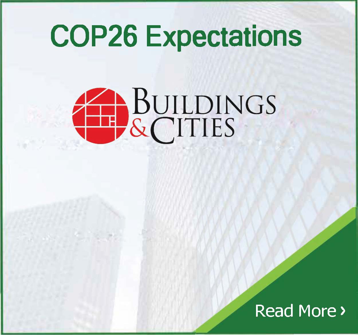 Expectations for COP26: Buildings & Cities