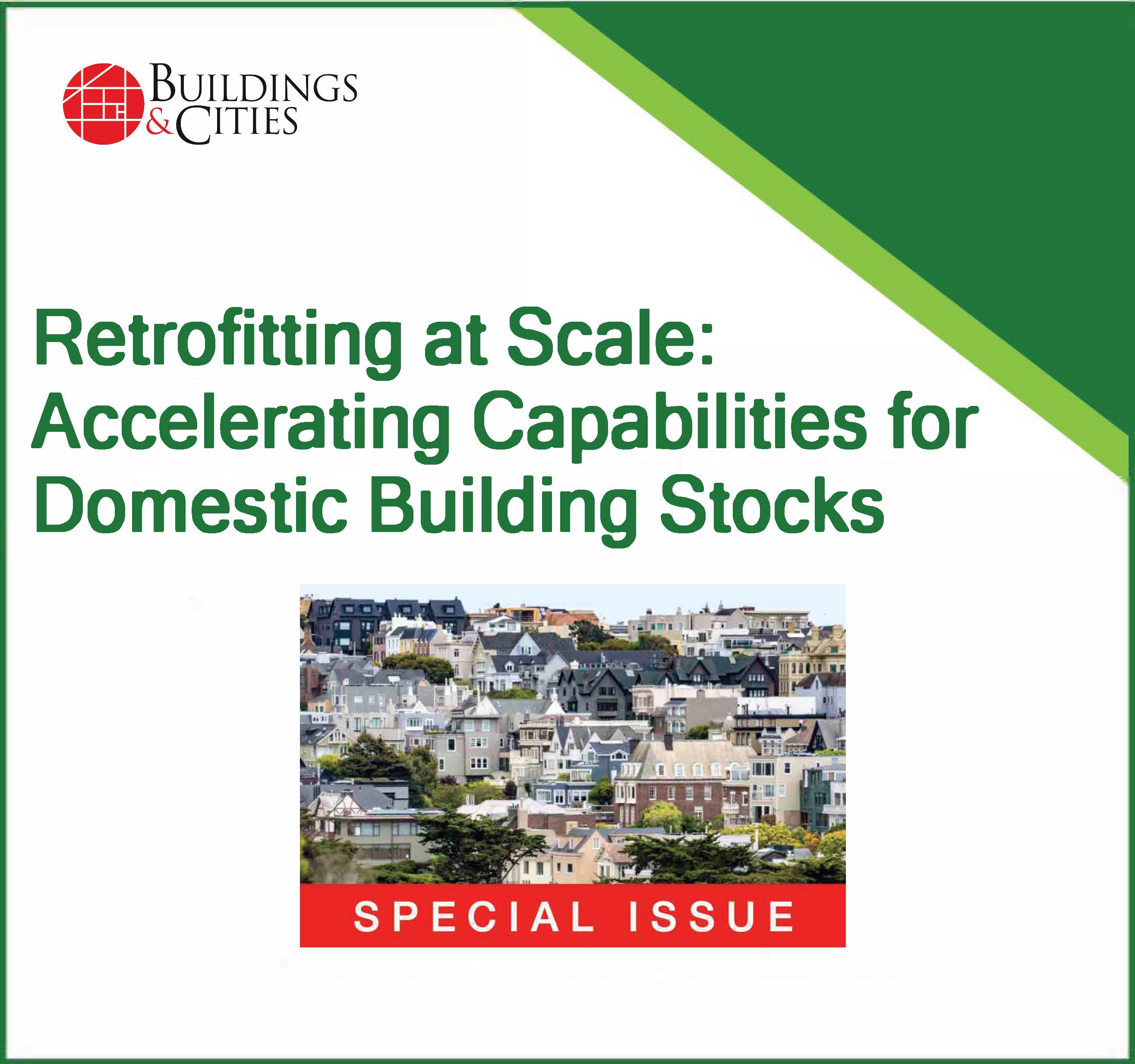 Retrofitting at Scale: Accelerating Capabilities for Domestic Building Stocks