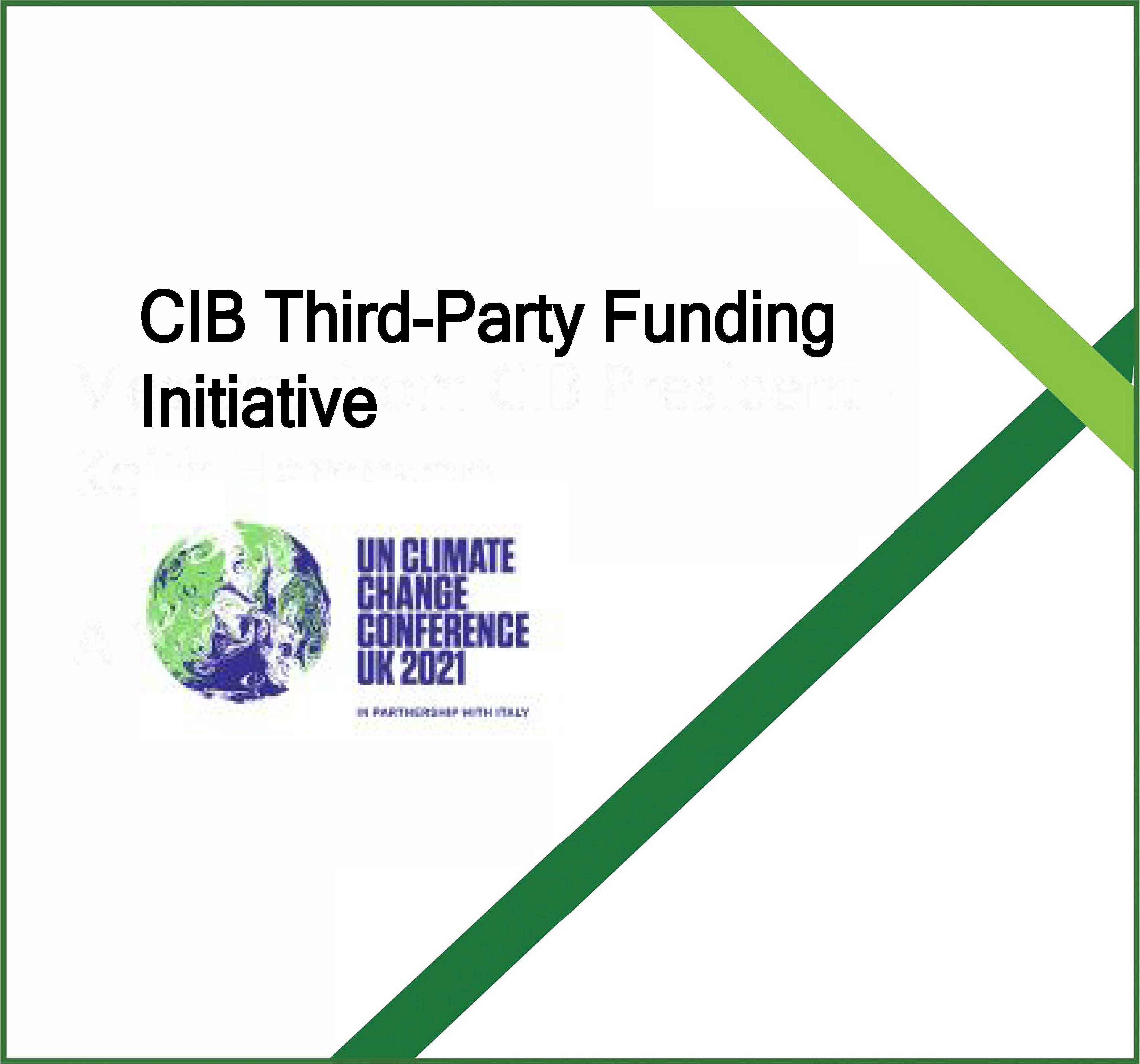 CIB’s Third-party funding initiative – Update and seeking CIB member experts