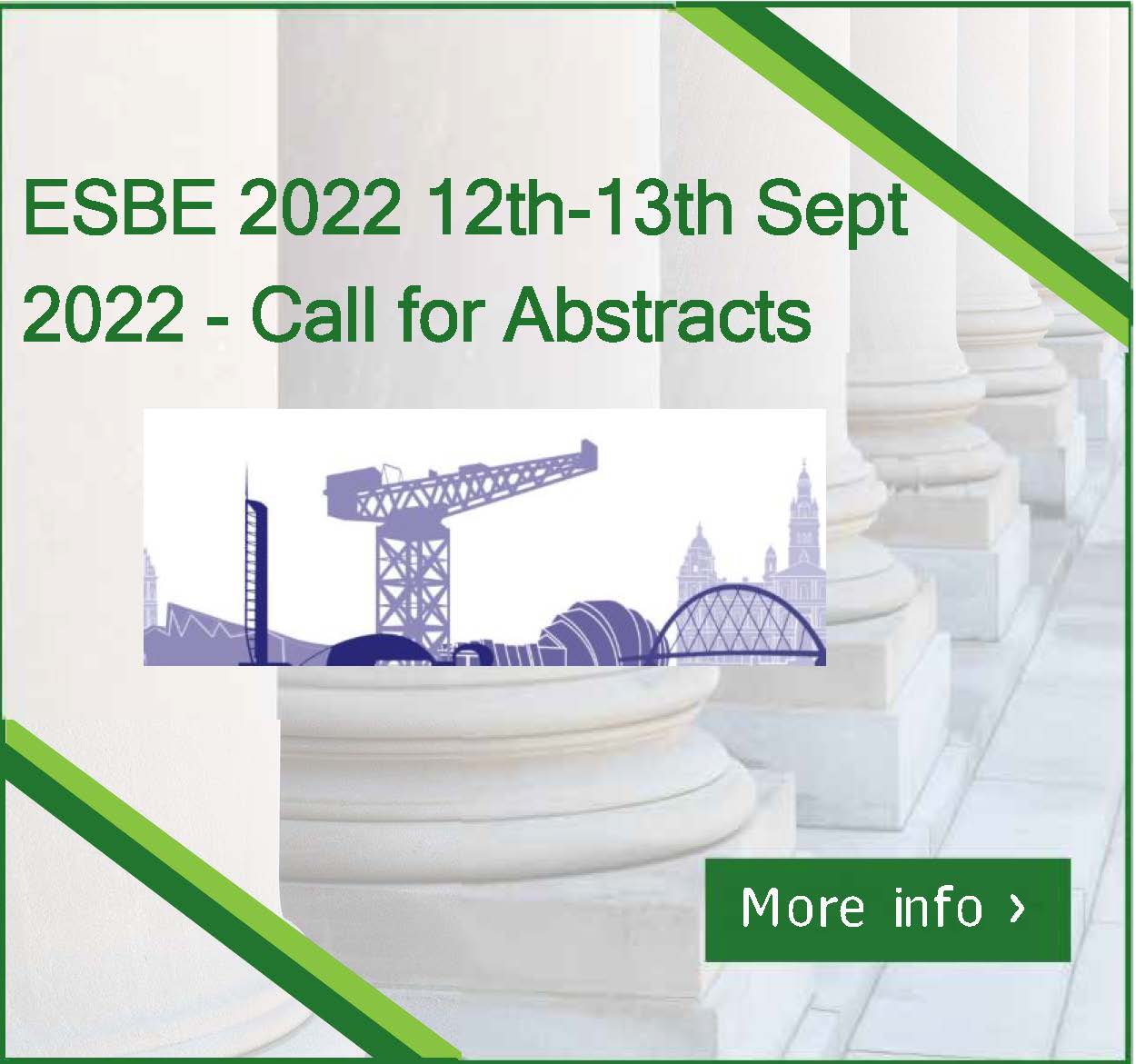 ESBE 2022 European Regional Virtual Conference 12th-13th Sept 2022