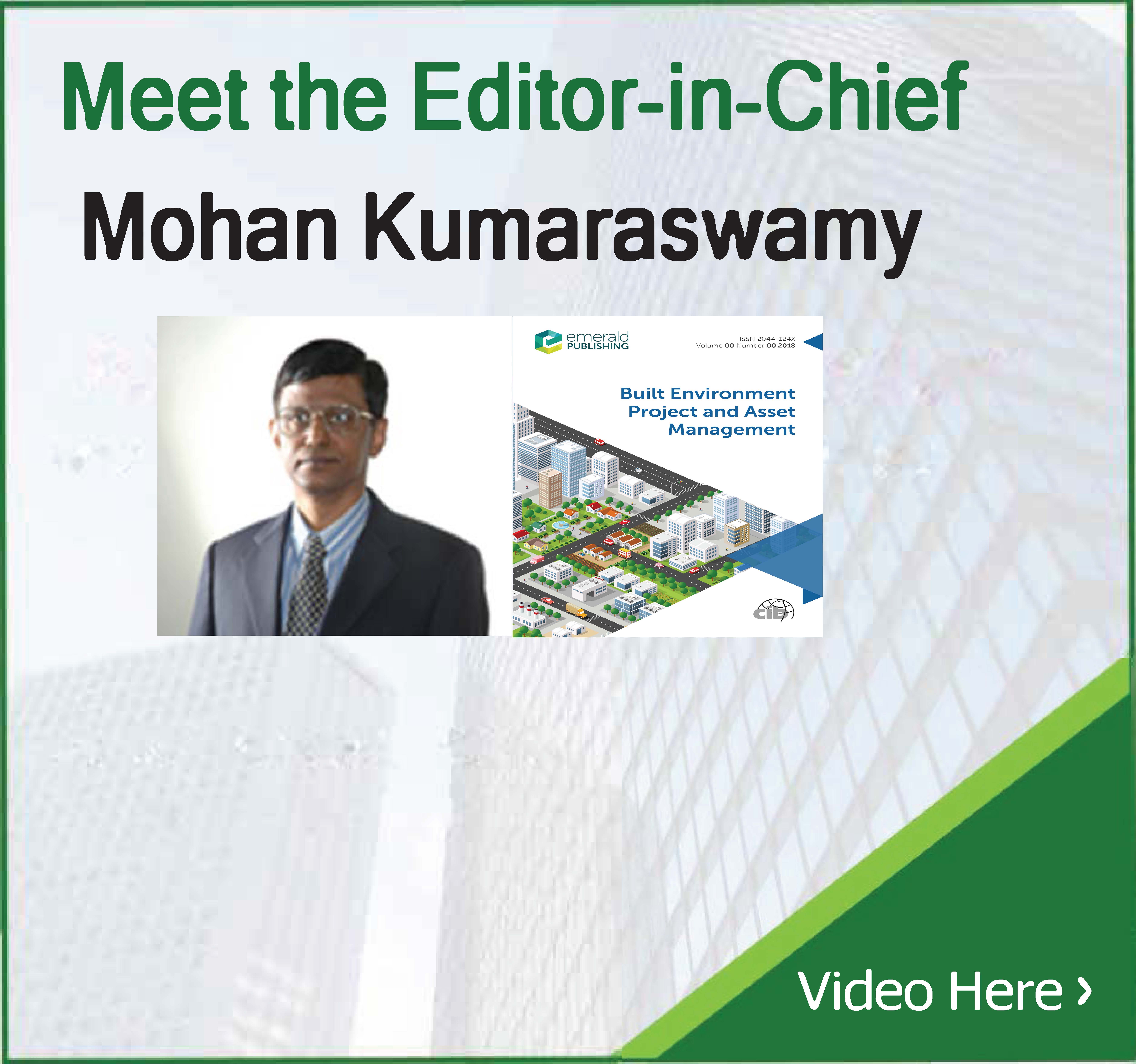 Meet the Editor-in-Chief Mohan Kumaraswamy