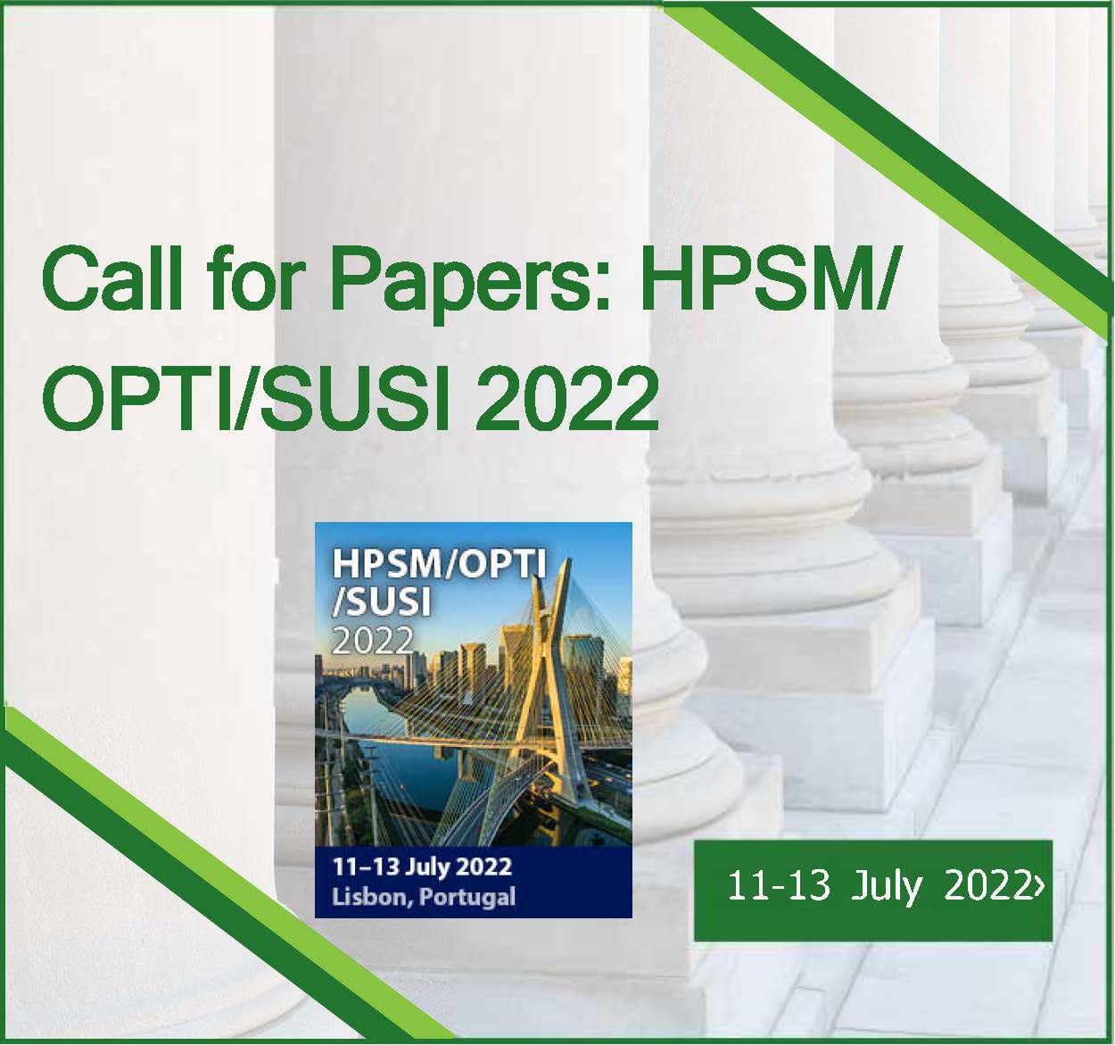Call for Papers – International Conference on High Performance and Optimum Structures and Materials Encompassing Shock and Impact Loading