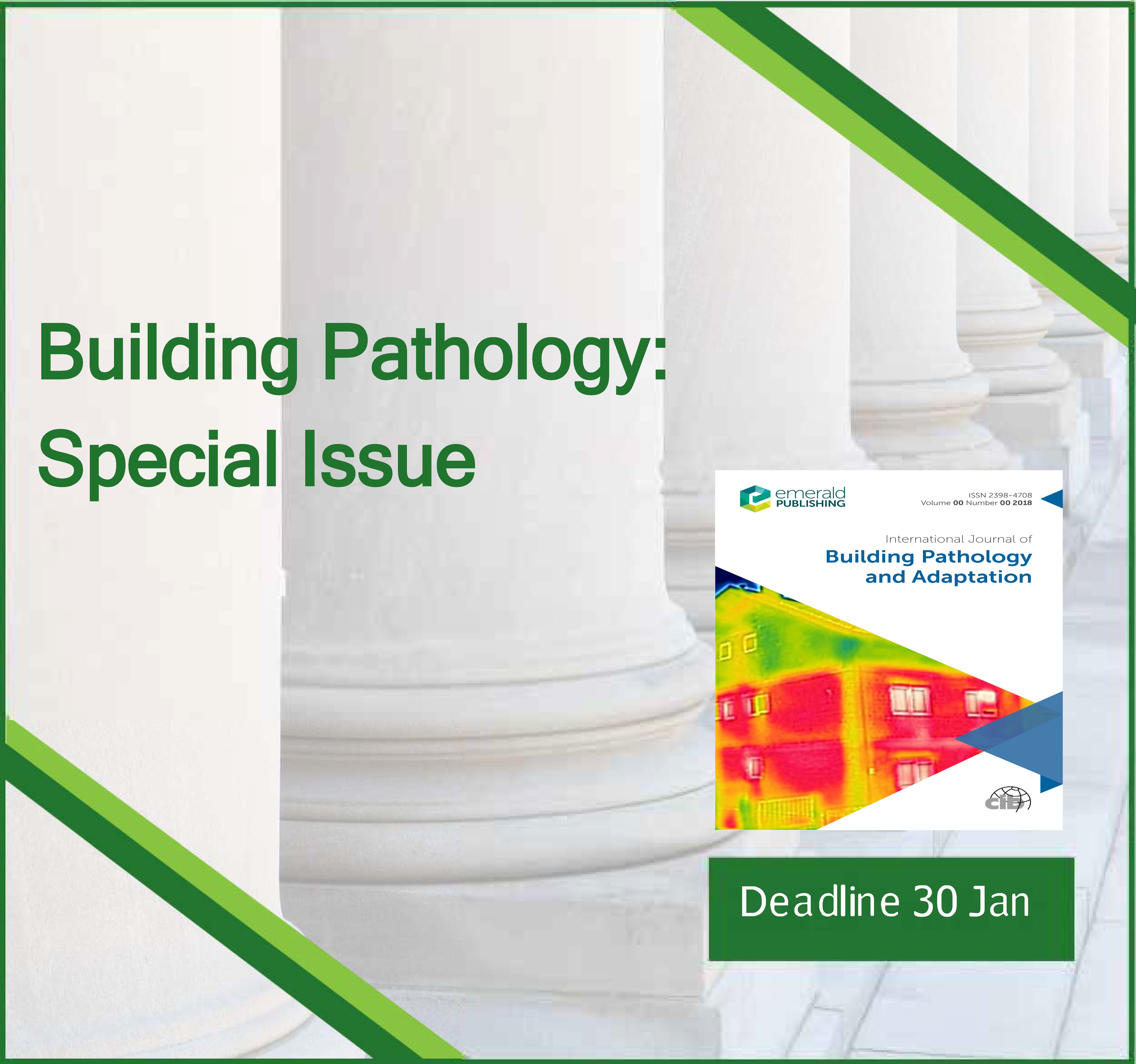 Building Pathology: The past, new approaches and opportunities