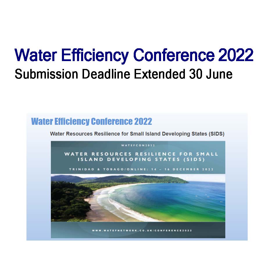 #WATEFCon2022 – Submission Deadline Extended 30 June2022