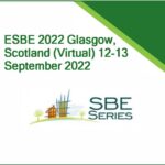 ESBE 2022 Glasgow, Scotland 12-13 September 2022 NOW CANCELLED