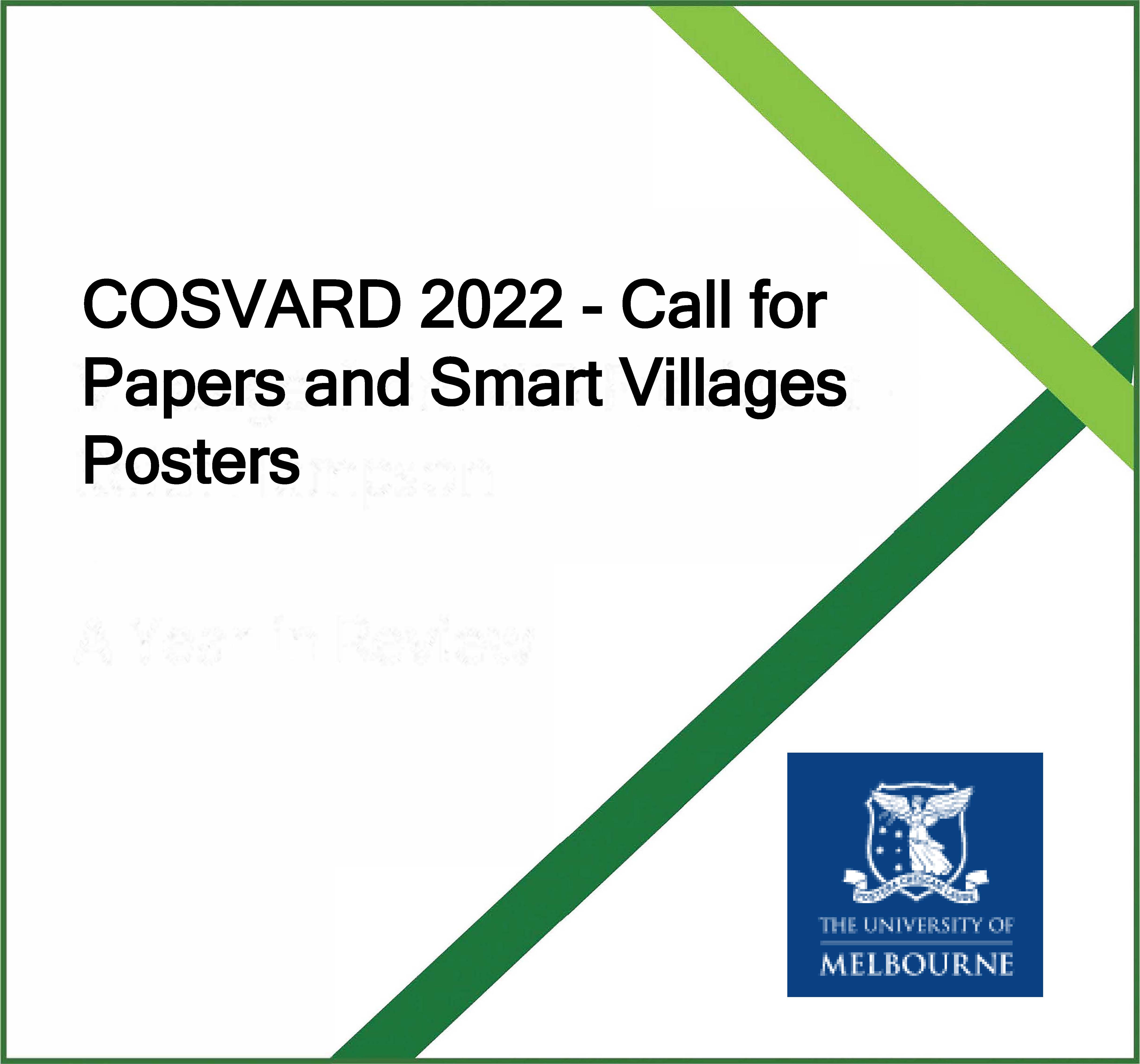 COSVARD 2022 – Call for Papers and Smart Villages Posters