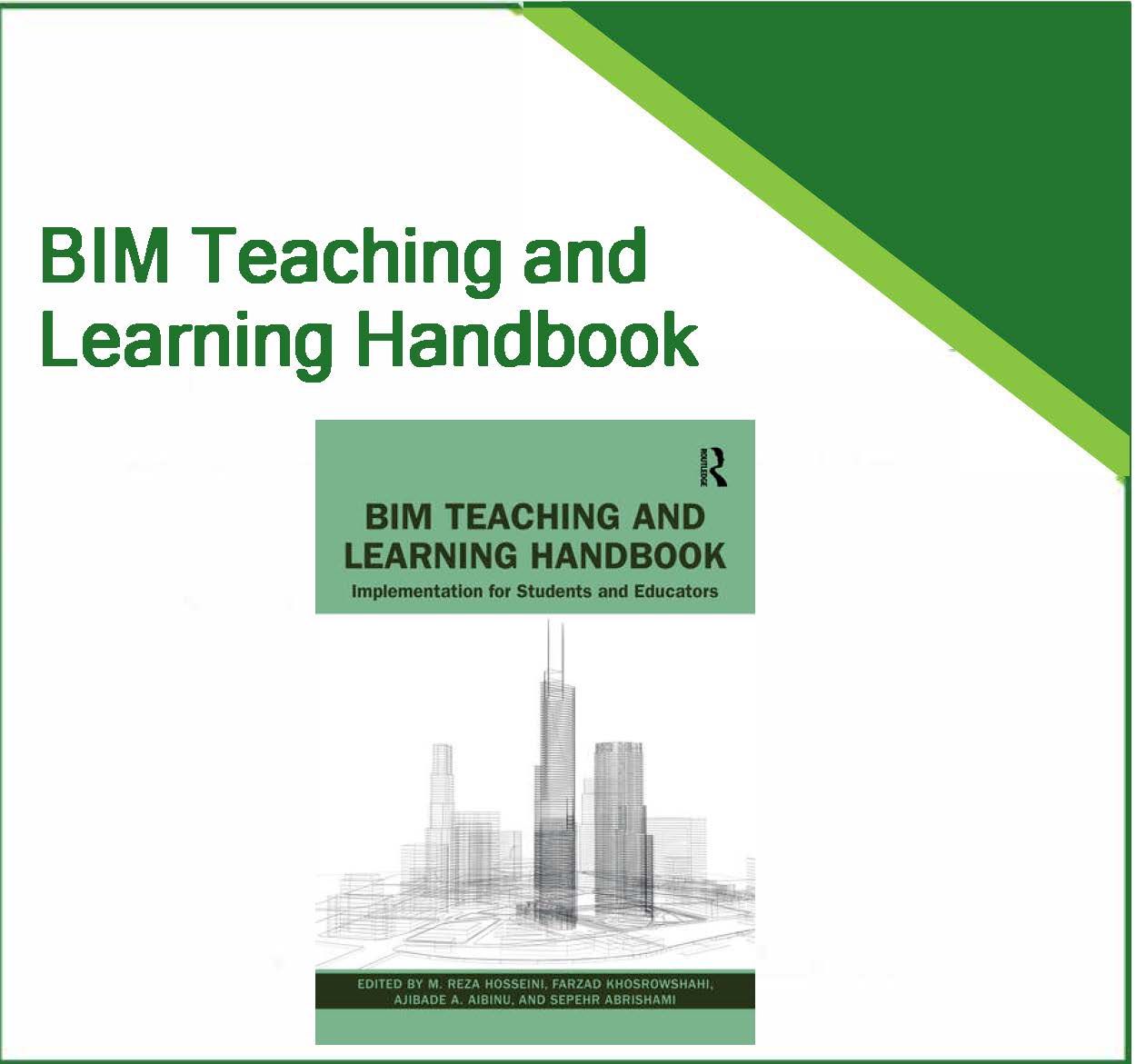BIM Teaching and Learning Handbook<br>Implementation for Students and Educators