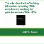 The role of contractors’ building information modelling (BIM) experience in realising the potential values of BIM