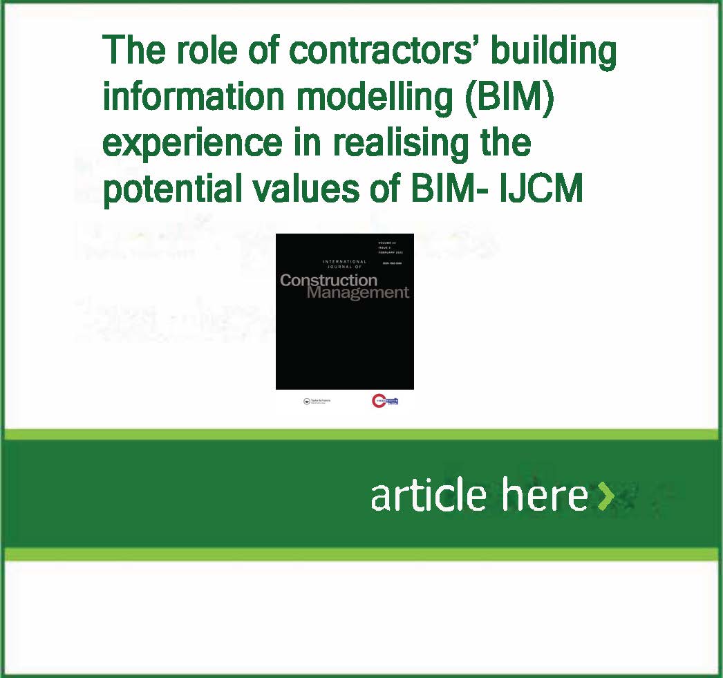 The role of contractors’ building information modelling (BIM) experience in realising the potential values of BIM