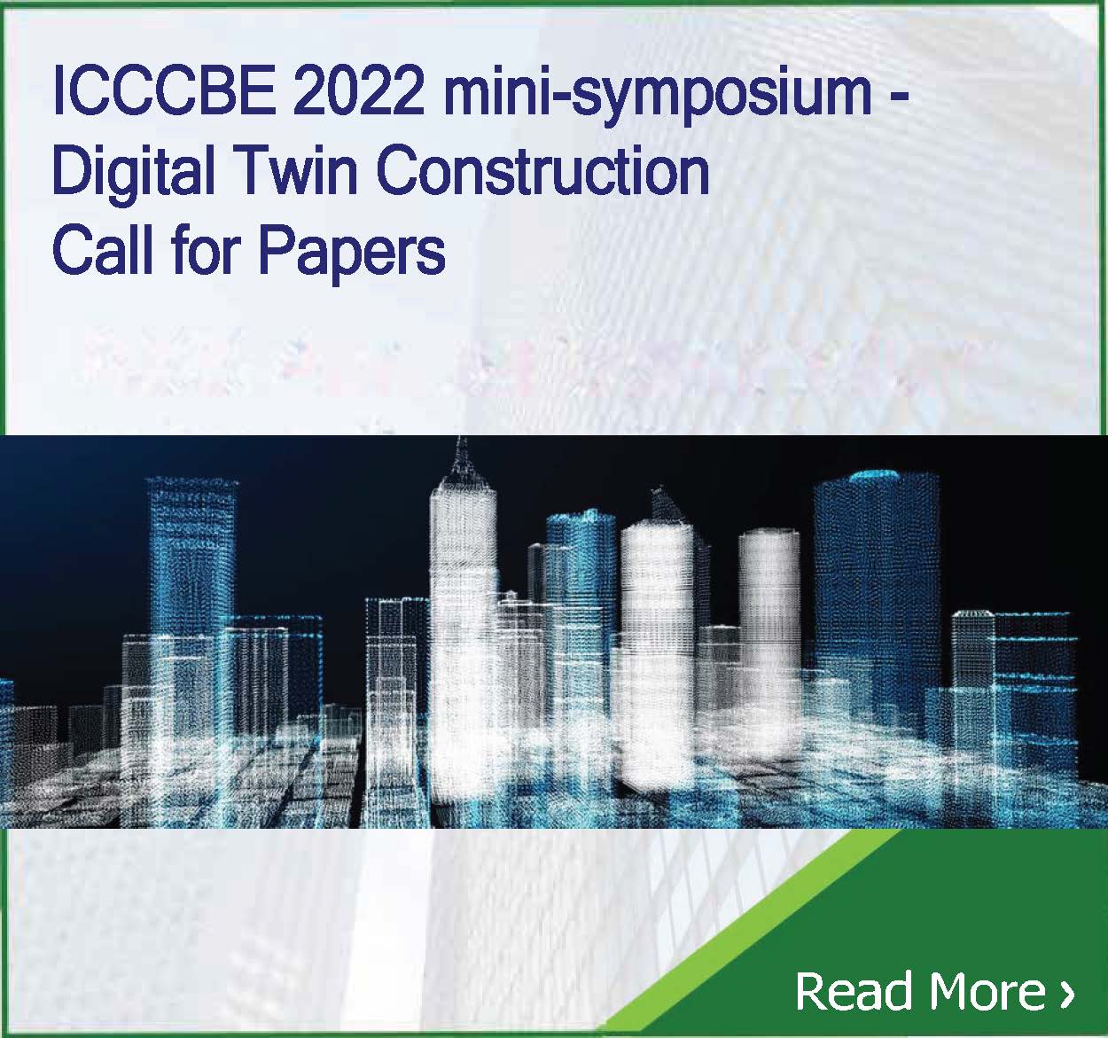 ICCCBE 2022 mini-symposium – Digital Twin Construction – call for papers