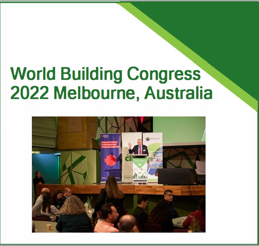 World Building Congress 2022 Day 1: 27 June 2022