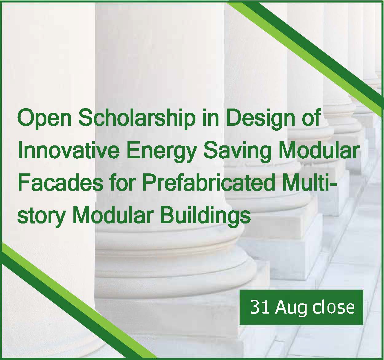 Open Scholarship in Design of Innovative Energy Saving Modular Facades