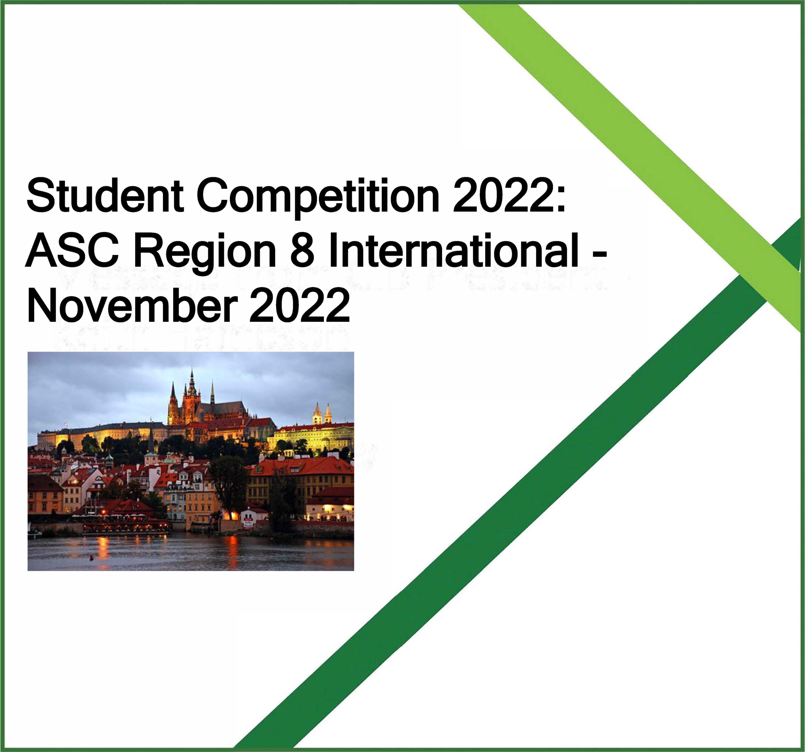 Student Competition 2022: ASC Region 8 International – November 2022
