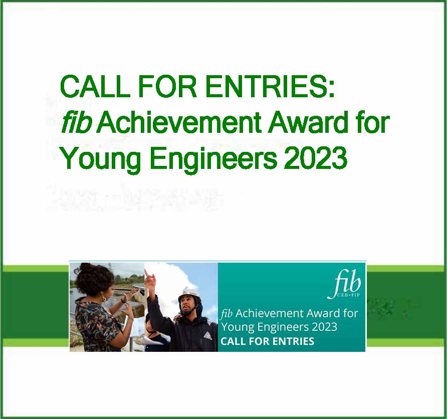 Call for Entries: fib Achievement Award for Young Engineers 2023
