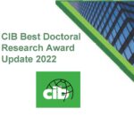 CIB Best Doctoral Research Award 2022 – Now Closed