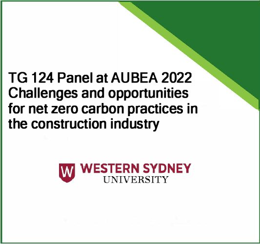 TG 124 Panel Discussion. Challenges and opportunities for net zero carbon practices in the construction industry