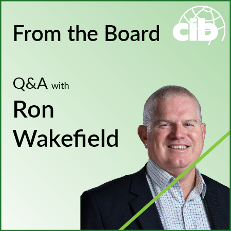 From the Board – Q&A with Ron Wakefield, RMIT