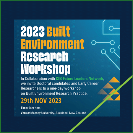2023 Built environment research workshop – 29th November