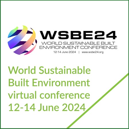 World Sustainable Built Environment virtual conference 12-14 June 2024 (WSBE24)