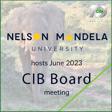 CIB Board meeting with elephant in background