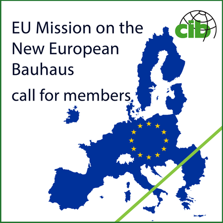 New European Bauhaus map and flag