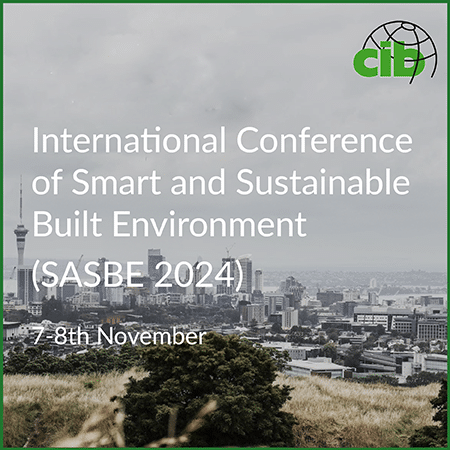 International Conference of Smart and Sustainable Built Environment (SASBE 2024)