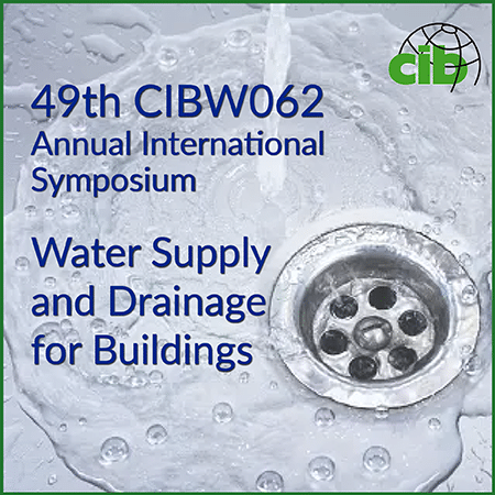 Water supply and drainage for buildings – CIBW062 Symposium