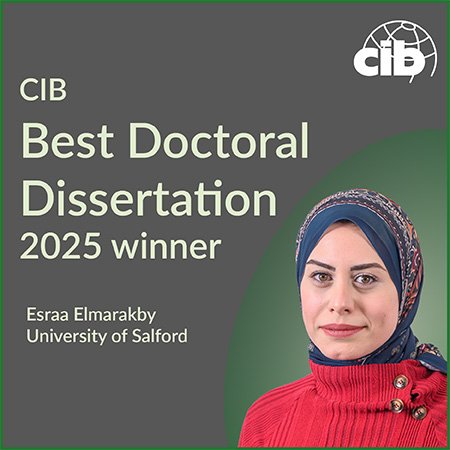 CIB Best Doctoral Dissertation 2025 winner