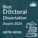 CIB Best Doctoral Dissertation Award 2026