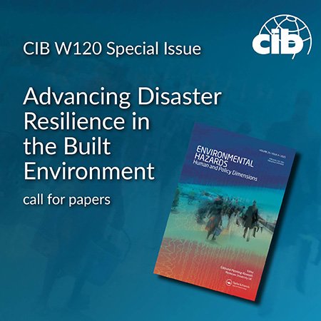 Advancing Disaster Resilience in the Built Environment – Special issue call for papers