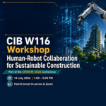 Human-Robot Collaboration for Sustainable Construction 14 July