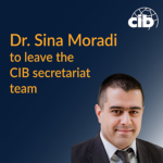 Dr. Sina Moradi to leave the CIB secretariat team