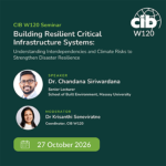 Building Resilient Critical Infrastructure Systems